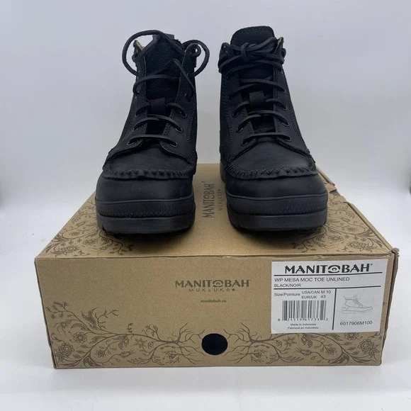 NEW Manitobah Footwear‎ Mesa Moc Toe Unlined Boot - Men's Sz 8.5 - Picture 8 of 13